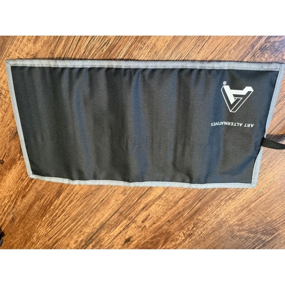 Art Alternatives Black‎ Polyester Pencil Roll-Up Case 17.5 x 8.75 Drawing Wrap